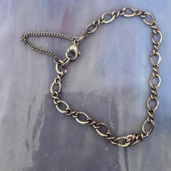 James Avery Sterling Silver Twisted Oval Link Chain Classic Bracelet 7”  4311 - Picture 7 of 12